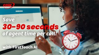Start Your Customer Interactions on the Right Foot with FirstTouch AI from CDW