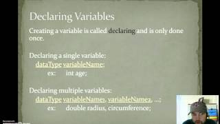 Unit 3-A: Variables, Math, Input
