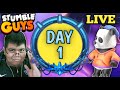 DAY 1/100 STUMBLE GUYS!! Stumble Guys [LIVE]