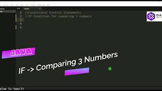 Comparing 3 Numbers using IF conditional Programs In #Java | Core Java Programs with Output | #Java