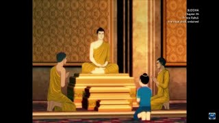 Buddha Chapter 26 Prince Rahula, the royal child, ordained \u0026 Learn English with Buddha's movie