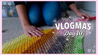 🎀 Faffing with yarn advents on a cosy day at home | Vlogmas Day 10