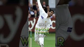 #1 ICC Test bowler every year 1990-95