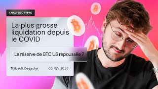 Analyse Crypto - La plus grosse liquidation depuis le COVID