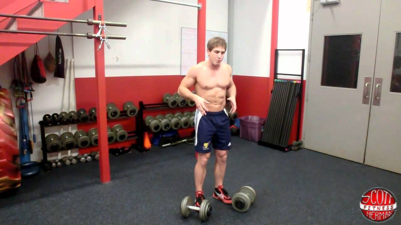 How To Dumbbell Deadlift Youtube