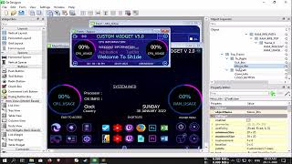 PyQt5 App - Multiple Window, Network Indicator, System Tray & Progress Bar + Clock PART_01