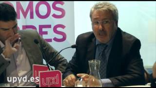 Javier Gabilondo, candidato de UPyD por Vizcaya,: Desayuno con la prensa en Bilbao. 15/10/2012