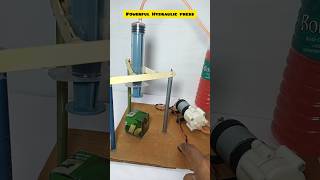 Powerful hydraulic press - dc motor/ compressor motor #tech #project