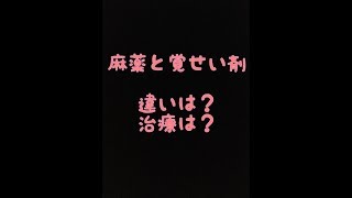 麻薬と覚せい剤の違いを簡単に説明(KAT-TUNの田口淳之介、小嶺玲奈)