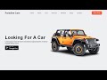 Responsive Car Rental Website Using Only HTML And CSS | Pure HTML & CSS
