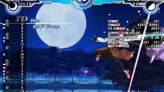 MELTY BLOOD Actress Again Current Code Roast Beef Crescent Moon Corner Combo #1