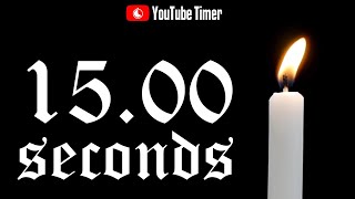 15 SECONDS Timer Countdown 🔥 Candle 🕯