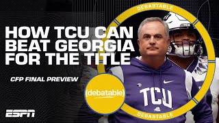 How TCU can beat Georgia in the CFP Final | (debatable)