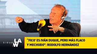 “‘Fico’ es Iván Duque, pero más flaco y mechudo”: Rodolfo Hernández