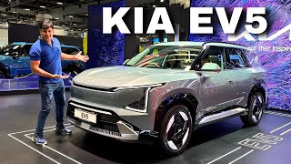 Kia EV5 2025 - Most Detailed Walkaround Review | The Future of Electric SUVs 🔥