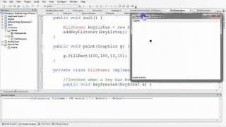Java Applet Example Video 4/10 - JCreator IDE