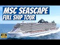 Complete MSC Seascape Ship Tour and Walkthrough in 4K!