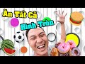 Thử Thách 24h Ăn Toàn Đồ Hình Tròn  - Thạc Đức Vlog