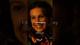 Millie Bobby brown once said ! #shorts #millibobbybrown
