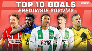 🤤 DE 🔟 MOOISTE GOALS IN DE EREDIVISIE DIT SEIZOEN! 😍 | Eredivisie 2021/'22 | Top 10 Goals