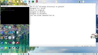 [git bash] How to use cd (change directory)