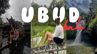 Our first time in UBUD, BALI 🇮🇩 Waterfall tour, Monkey Forest & Rice Terraces