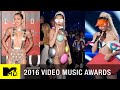 Meat Dresses to Purple Pasties Remembering Iconic VMA Looks | 2016 Video Music Awards | MTV