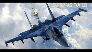 SU27 VS F/A-18 DOGFIGHT  Fuel Issues DCS #dcsworldgameplay#dcsworld#contention#f18hornet #su27