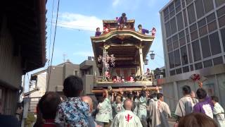 2013年　垂井曳やま祭り　中町　4日の大共前回転