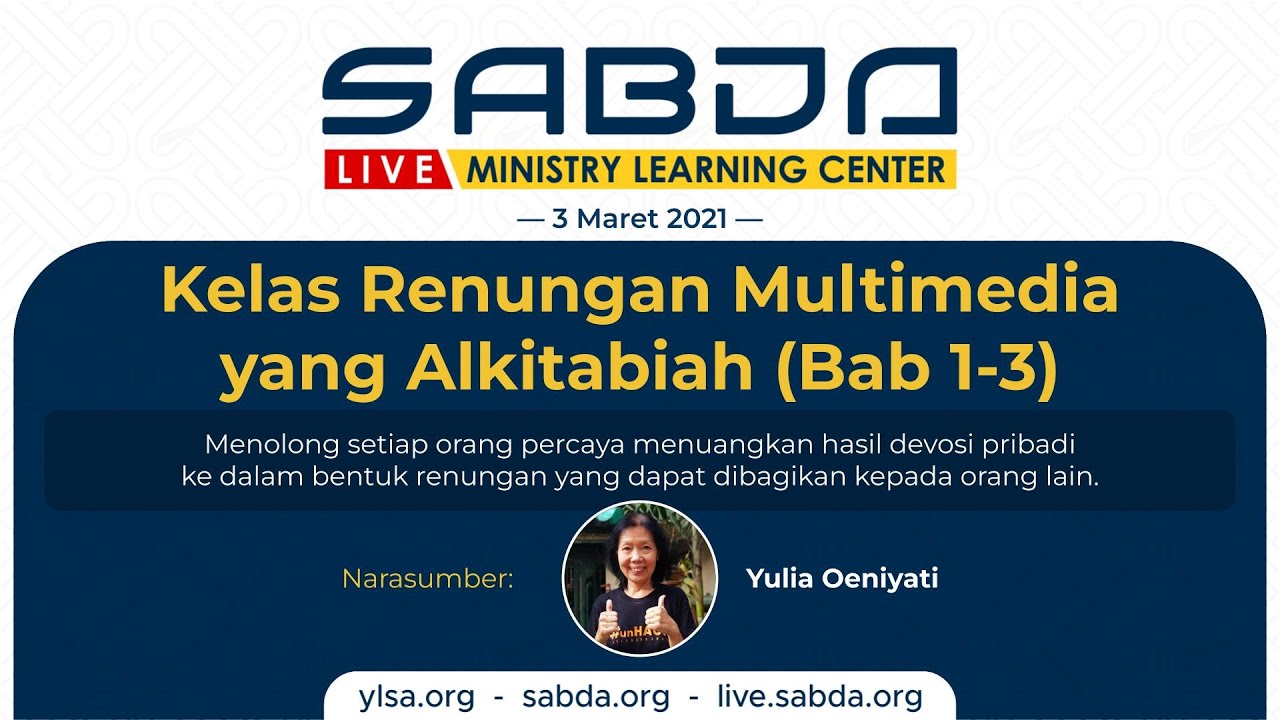 SABDA MLC -- Renungan Multimedia Yang Alkitabiah - YouTube