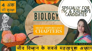 Exam Cracker Series, Lecture 2 | Important Questions of Biology for SSC Exams | Yashika Tandon