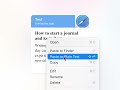 How to convert copied items to Plain text with Paste