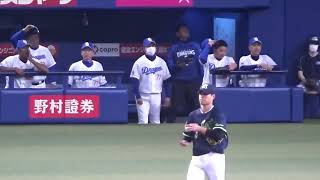 4回中日チャンスにルーキー福永