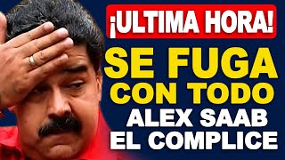 🔴ULTIMA HORA ÁLEX SAAB PREPARA TODO PARA LA HUIDA DE NICOLÁS MADURO