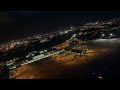 4k 【atc 字幕 翻訳付】『沖縄本島の夜景』機内で航空無線を聞く！那覇空港 羽田行き ディパーチャー編 クリアランス〜ディパーチャー 【機窓】