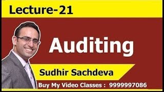 AUDITING-21 (VOUCHING & VERIFICATION (PART-1)