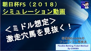 ＜ミドル想定＞【朝日杯フューチュリティステークス 2018】シミュレーション動画