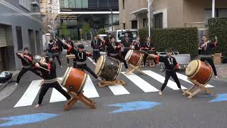 2023　深川辰巳太鼓　小雷神　牡丹町桜祭　