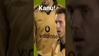 Kanu vs Laurent Blanc 🥵 #shorts