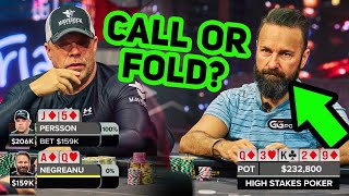 Can Daniel Negreanu Talk Himself Out of Losing $159,000 Against Eric Persson?!