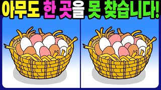 【다른그림찾기 | 치매예방】아무도 3개 중 한 곳은 못 찾습니다! 재밌고 건강한 두뇌 훈련 퀴즈! 【틀린그림찾기 | 두뇌운동 | Find Difference】#1315