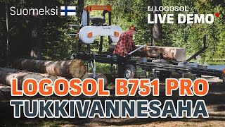 Logosol B751 PRO tukkivannesaha | LOGOSOL LIVE