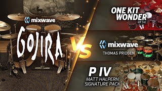 MixWave: Gojira vs GGD One Kit Wonder: Metal vs MixWave Thomas Pridgen vs GGD P IV Demo \u0026 Comparison