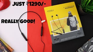 Mozu Flexiband 500 | Awesome Sounding Budget Neckband Earphones | Unboxing \u0026 Review