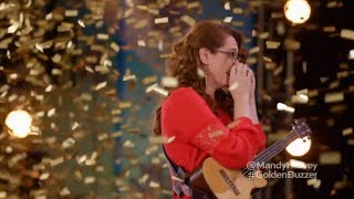 Mandy Harvey: DEAF SINGER Earns Simon's GOLDEN BUZZER With Original Song - America's Got Talent 2017