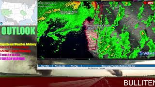 DESTRUCTIVE Severe T-Storm Warning CA 3/21/23 (KCDU FM) EAS#992