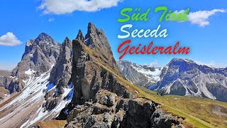 Südtirol, Seceda / Geisleralm 4k