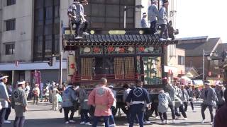 鹿沼ぶっつけ秋祭り2013　御成橋町の彫刻屋台