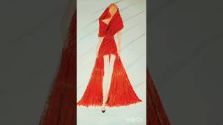 Rate the dress 1to10 #art#drawing#artwork #fashion #style