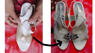 How to make old heels into new heels 👠😱#diy #trending #craft #handmade #decoration